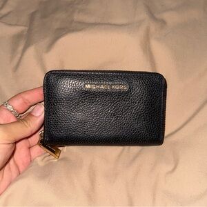 Small Pebbled Leather Wallet